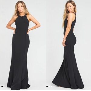 Elegant Black Evening Gown